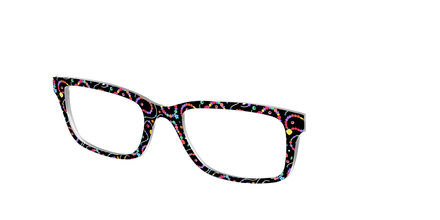 The Beaded Bangles - Angle Top Image - Pair Eyewear