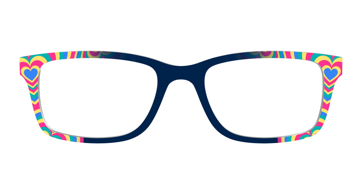 The Beaming Hearts - Front Top Image - Pair Eyewear
