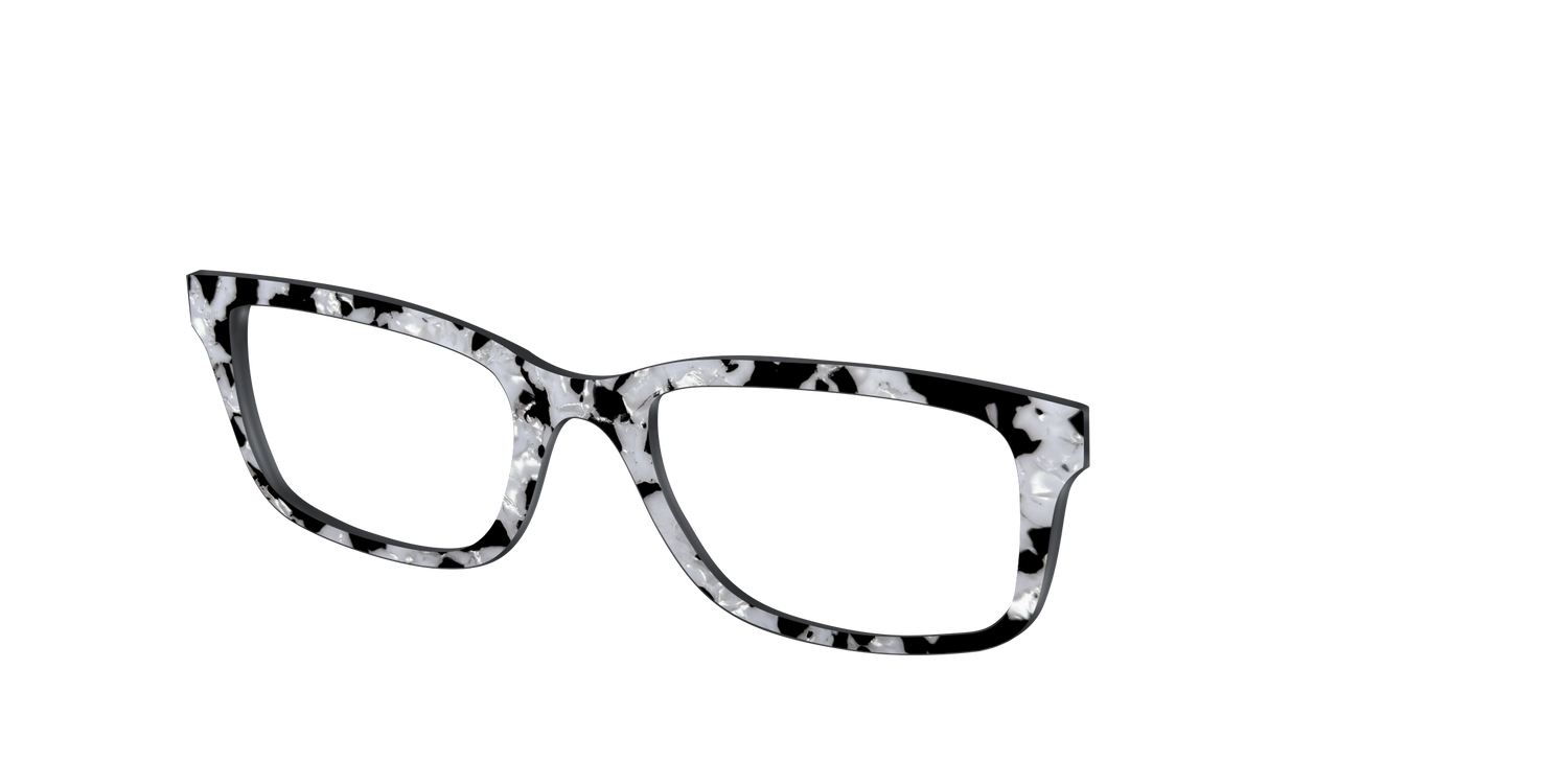 The Black & White Pearl Tortoise - Angle Top Image - Pair Eyewear