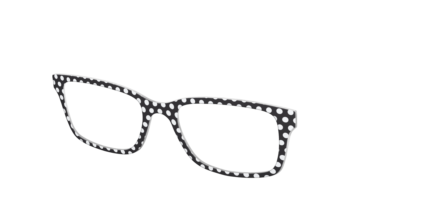 The Black Polka Dots - Angle Top Image - Pair Eyewear