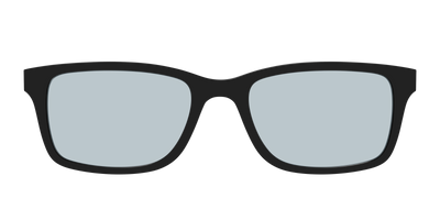 The Black With Slate Blue Lens - Front Top Thumbnail - Pair Eyewear