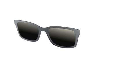The Polarized Brushed Nickel Sun Top - Angle Top Thumbnail - Pair Eyewear