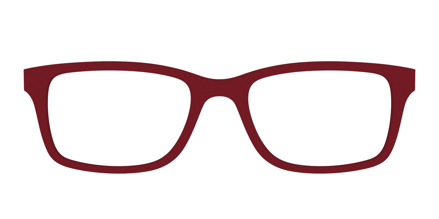 The Burgundy - Front Top Image - Pair Eyewear