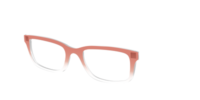 The Burnt Orange Gradient Crystal - Angle Top Thumbnail - Pair Eyewear