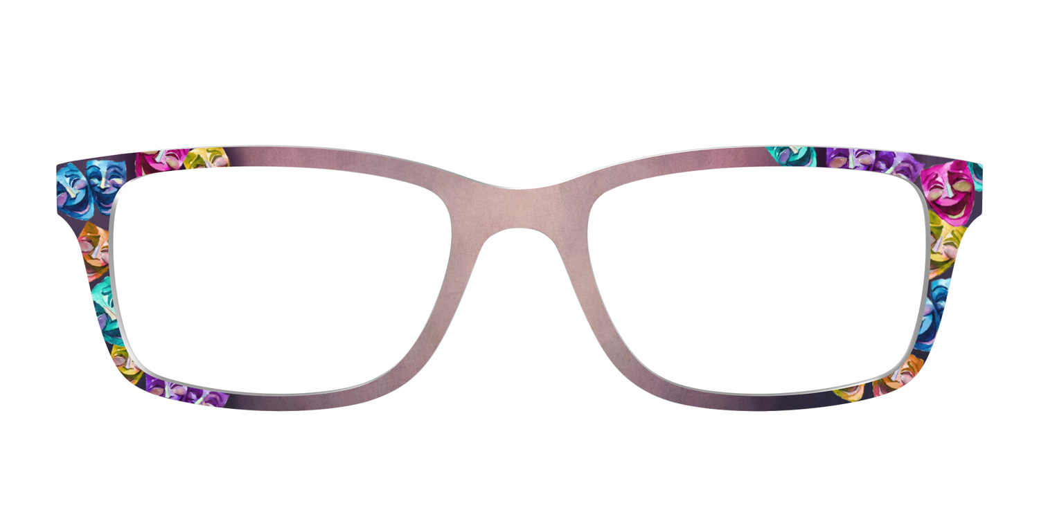 The Comedy Masks - Front Top Image - Pair Eyewear