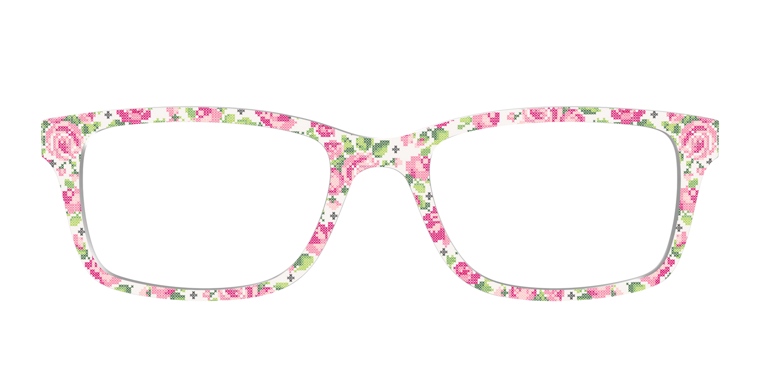 The Cross-Stitch Petals - Front Top Image - Pair Eyewear