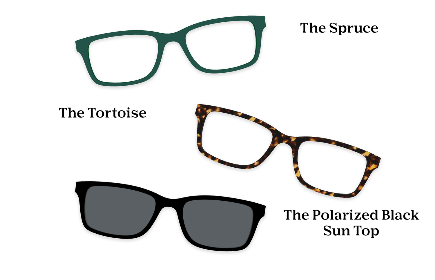 The Otero - Lensless - Pairing Set - Pair Eyewear