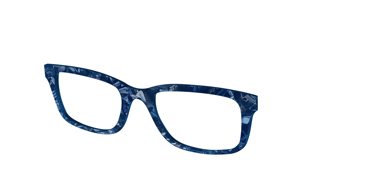 The Deep Slate Pearl Marble - Angle Top Image - Pair Eyewear