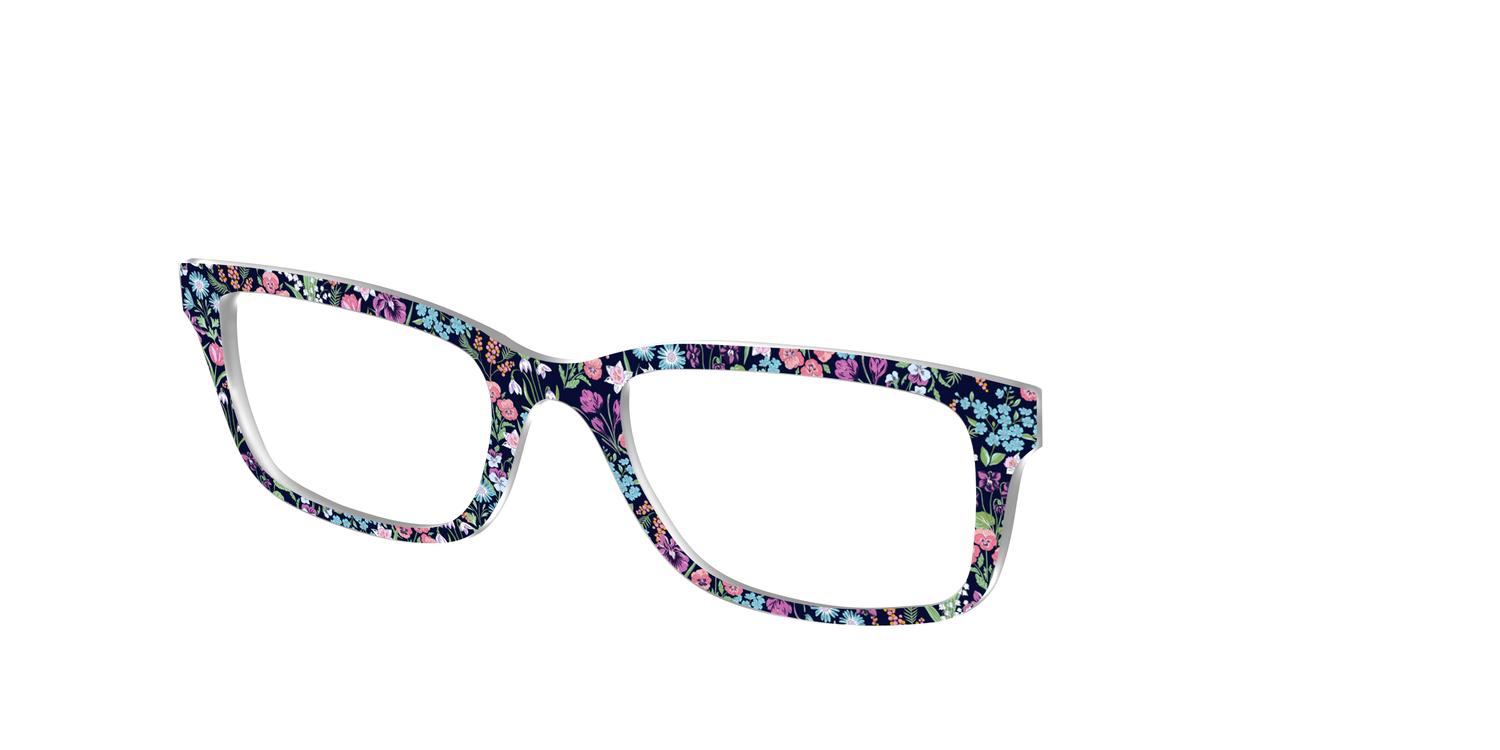 The Demure Blossoms - Angle Top Image - Pair Eyewear