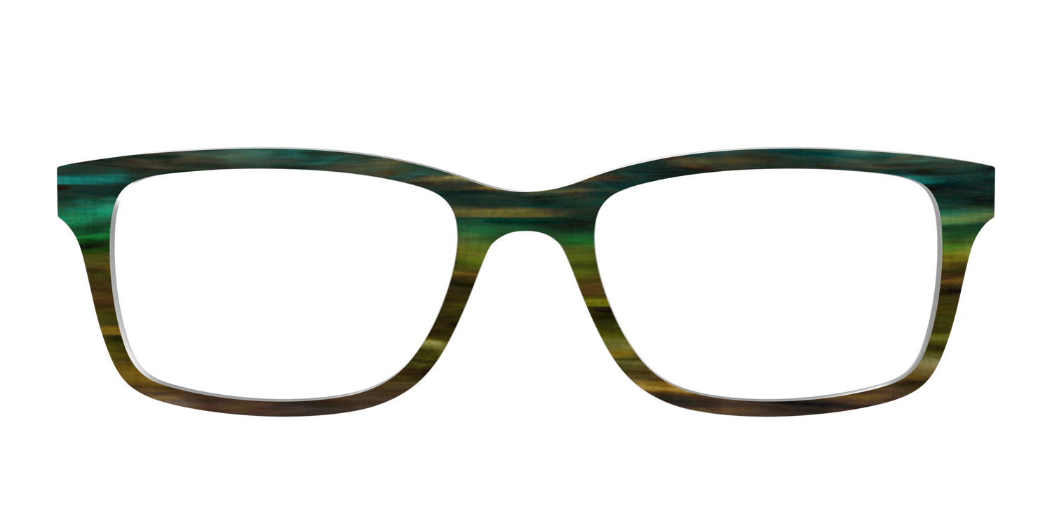 The Emerald Gradient Horn - Front Top Image - Pair Eyewear