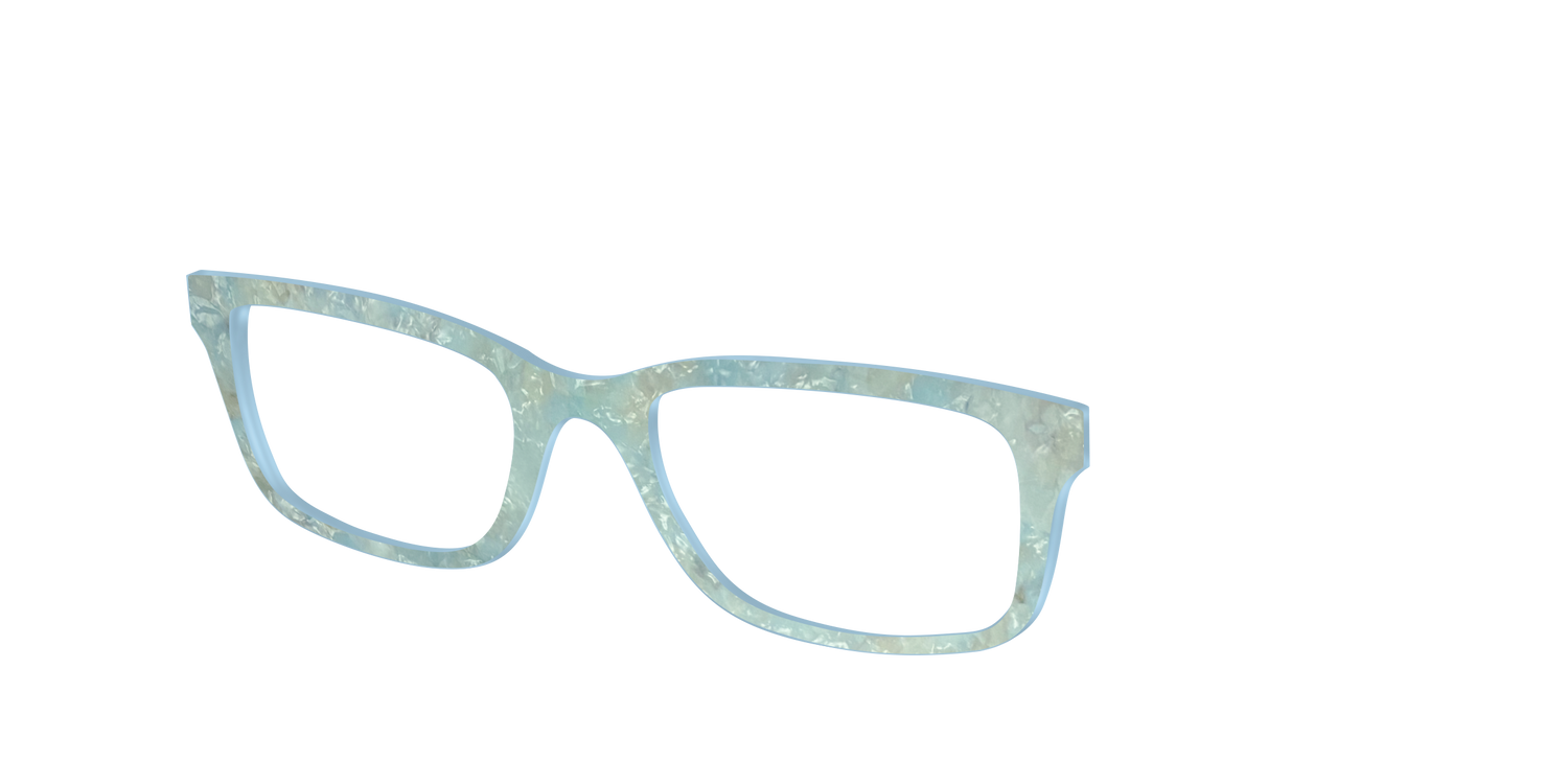 The Ethereal Pearl - Angle Top Image - Pair Eyewear
