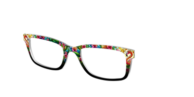 The Flamingo Stained Glass - Angle Top Thumbnail - Pair Eyewear