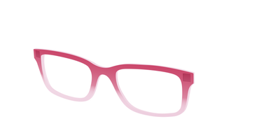 The Flamingo to Blush Gradient Crystal - Angle Top Thumbnail - Pair Eyewear