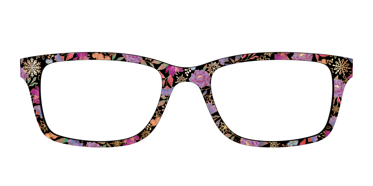 The Frosted Blossom Garden with Foil - Front Top Image - Pair Eyewear