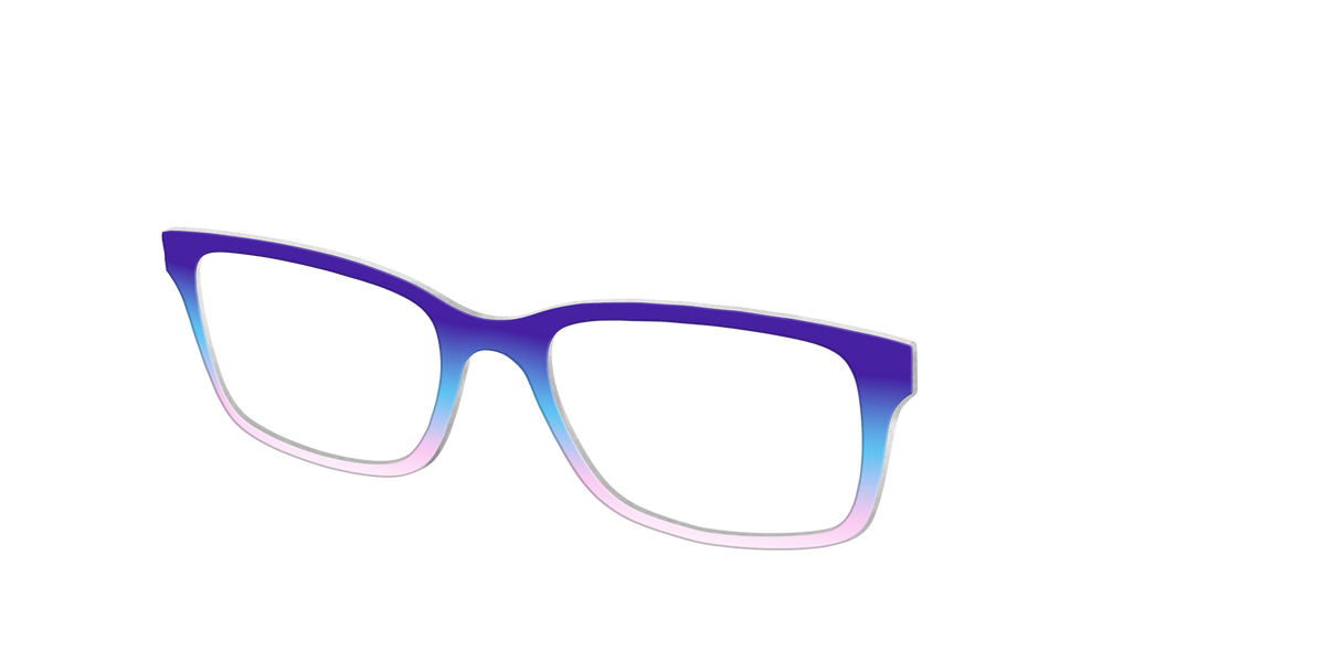 The Frozen Horizon Gradient - Angle Top Image - Pair Eyewear