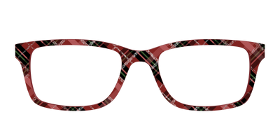 The Holly Plaid with Glitter - Front Top Thumbnail - Pair Eyewear