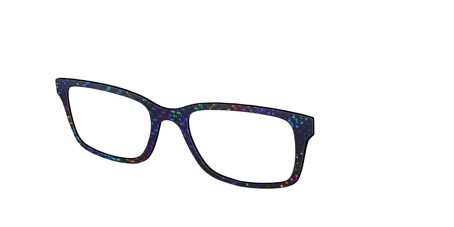 The Holographic Dots - Angle Top Image - Pair Eyewear