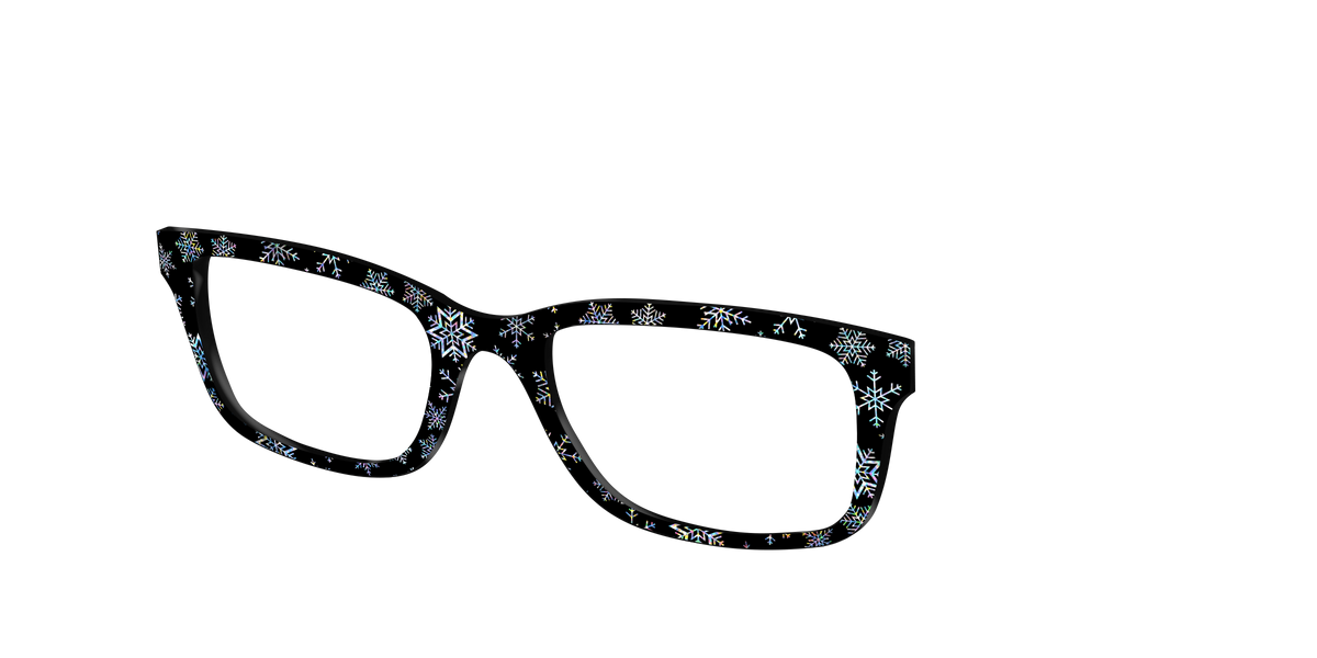 The Holographic Snowflakes - Angle Top Image - Pair Eyewear