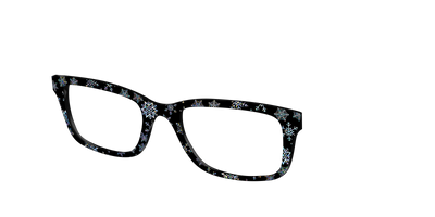 The Holographic Snowflakes - Angle Top Thumbnail - Pair Eyewear