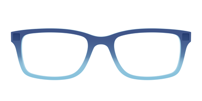 The Indigo to Sky Blue Gradient Crystal - Front Top Thumbnail - Pair Eyewear