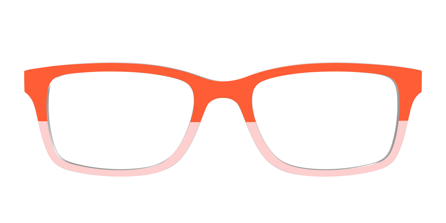 The Jasper & Venetian Pink Split - Front Top Image - Pair Eyewear