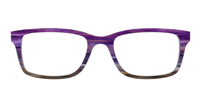 The Lilac Gradient Horn - Front Top Thumbnail - Pair Eyewear