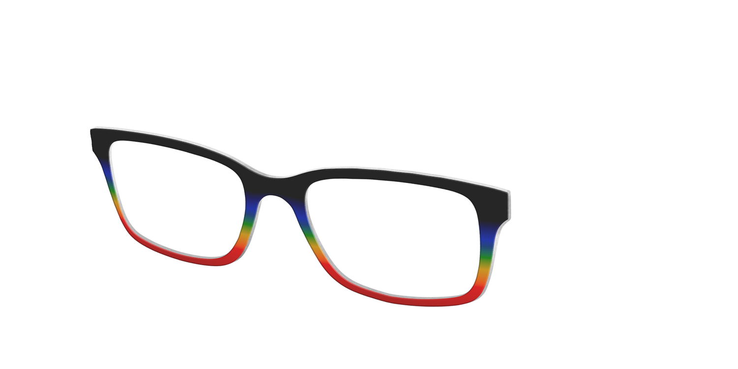 The Love Wins Gradient - Angle Top Image - Pair Eyewear