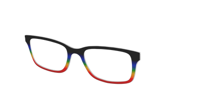 The Love Wins Gradient - Angle Top Thumbnail - Pair Eyewear