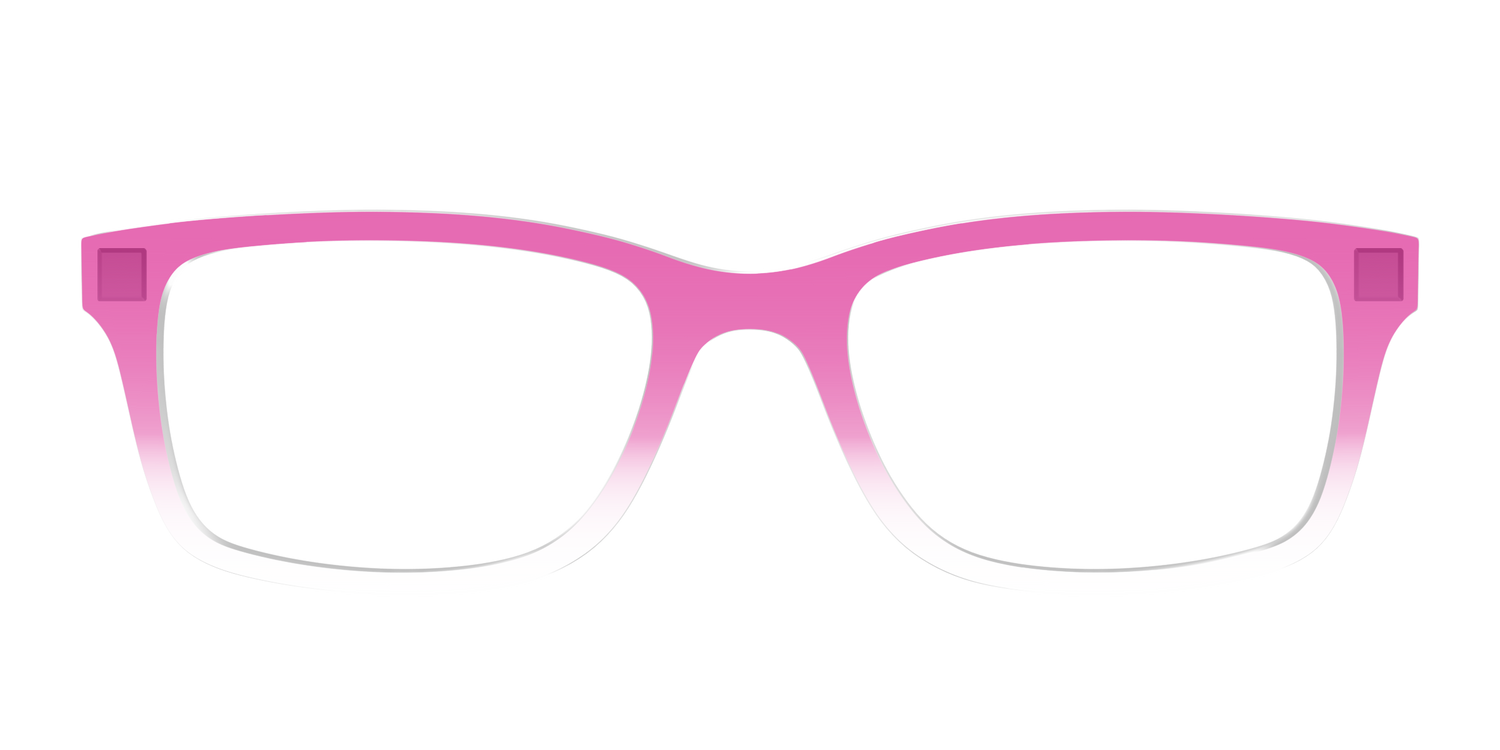 The Magenta Gradient Crystal - Front Top Image - Pair Eyewear