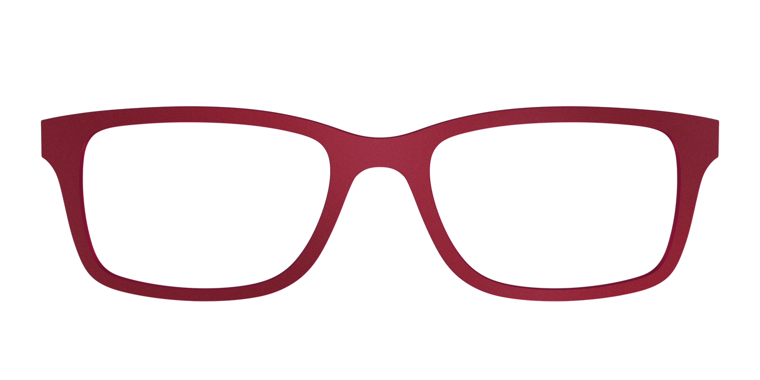 The Matte Burgundy - Front Top Image - Pair Eyewear