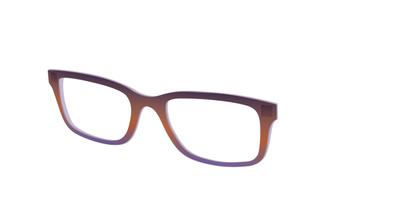 The Matte Midnight to Violet Gradient - Angle Top Thumbnail - Pair Eyewear