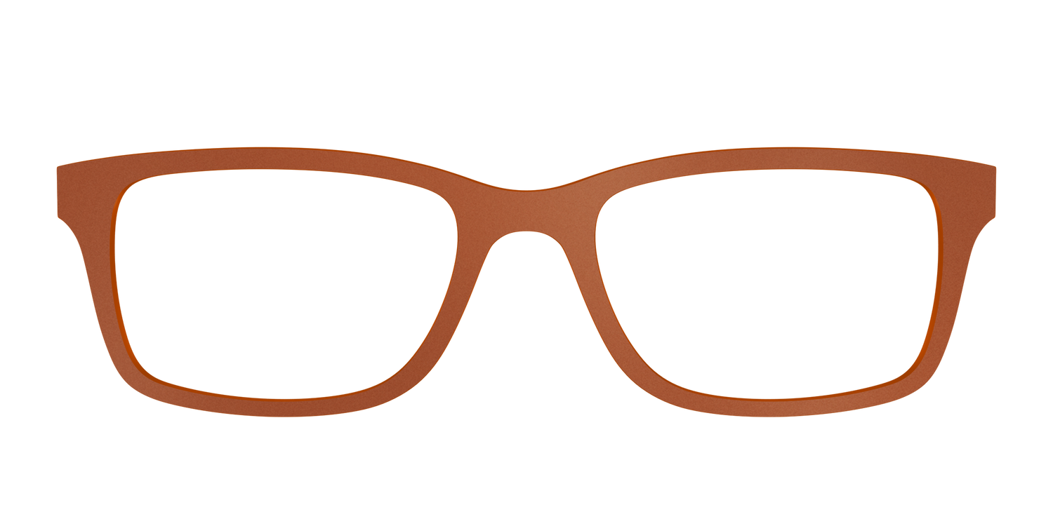 The Matte Sienna - Front Top Image - Pair Eyewear