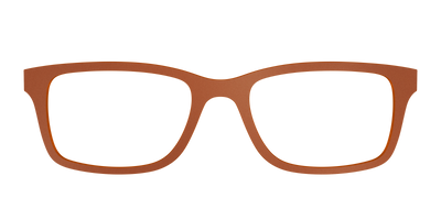 The Matte Sienna - Front Top Thumbnail - Pair Eyewear