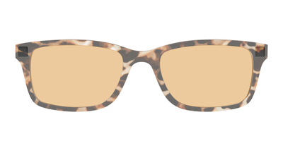 The Neutral Tort Crystal With Umber Brown Lens - Front Top Thumbnail - Pair Eyewear