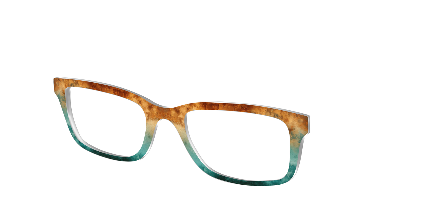 The Oxidized Copper - Angle Top Image - Pair Eyewear