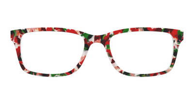 The Peppermint Bark Tort - Front Top Thumbnail - Pair Eyewear