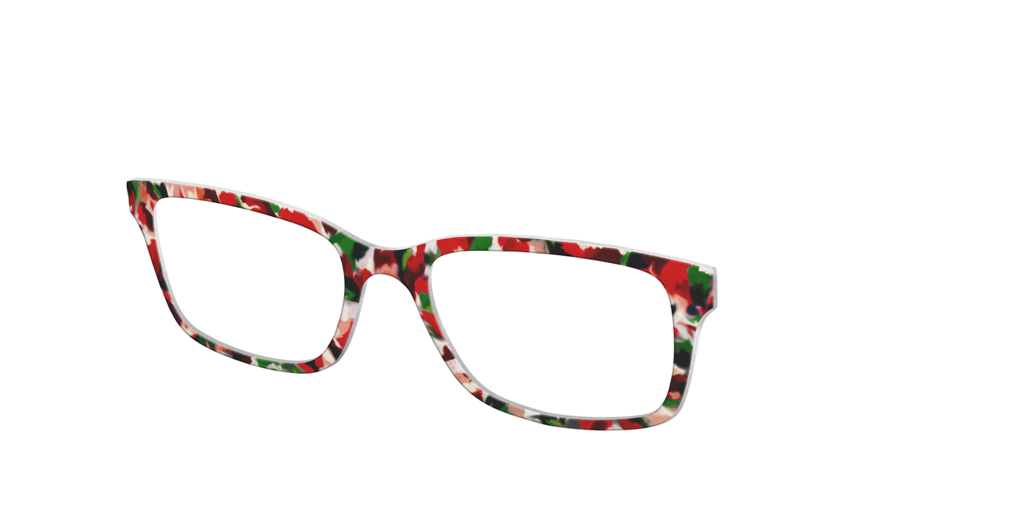 The Peppermint Bark Tort - Angle Top Image - Pair Eyewear