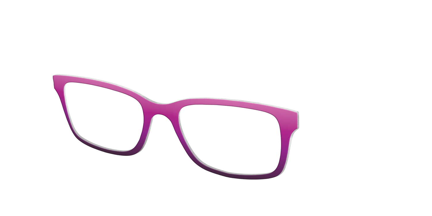 The Pink to Plum Gradient - Angle Top Image - Pair Eyewear