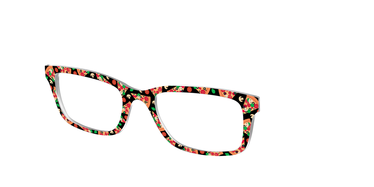 The Pizza Slices - Angle Top Image - Pair Eyewear