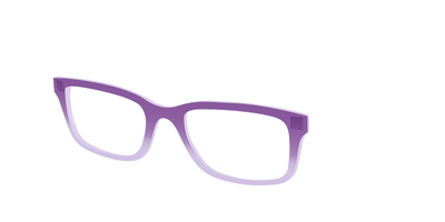 The Plum to Lilac Gradient Crystal - Angle Top Thumbnail - Pair Eyewear