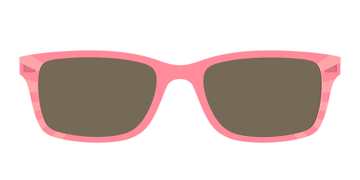 The Polarized Fruit Punch Sunburst Sun Top - Front Top Image - Pair Eyewear