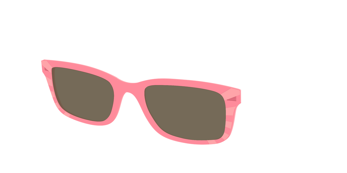 The Polarized Fruit Punch Sunburst Sun Top - Angle Top Image - Pair Eyewear