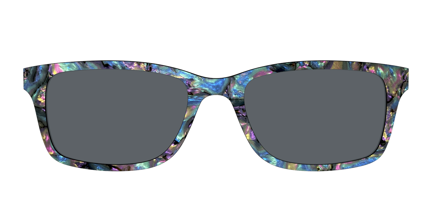 The Polarized Midnight Abalone Sun Top - Front Top Image - Pair Eyewear