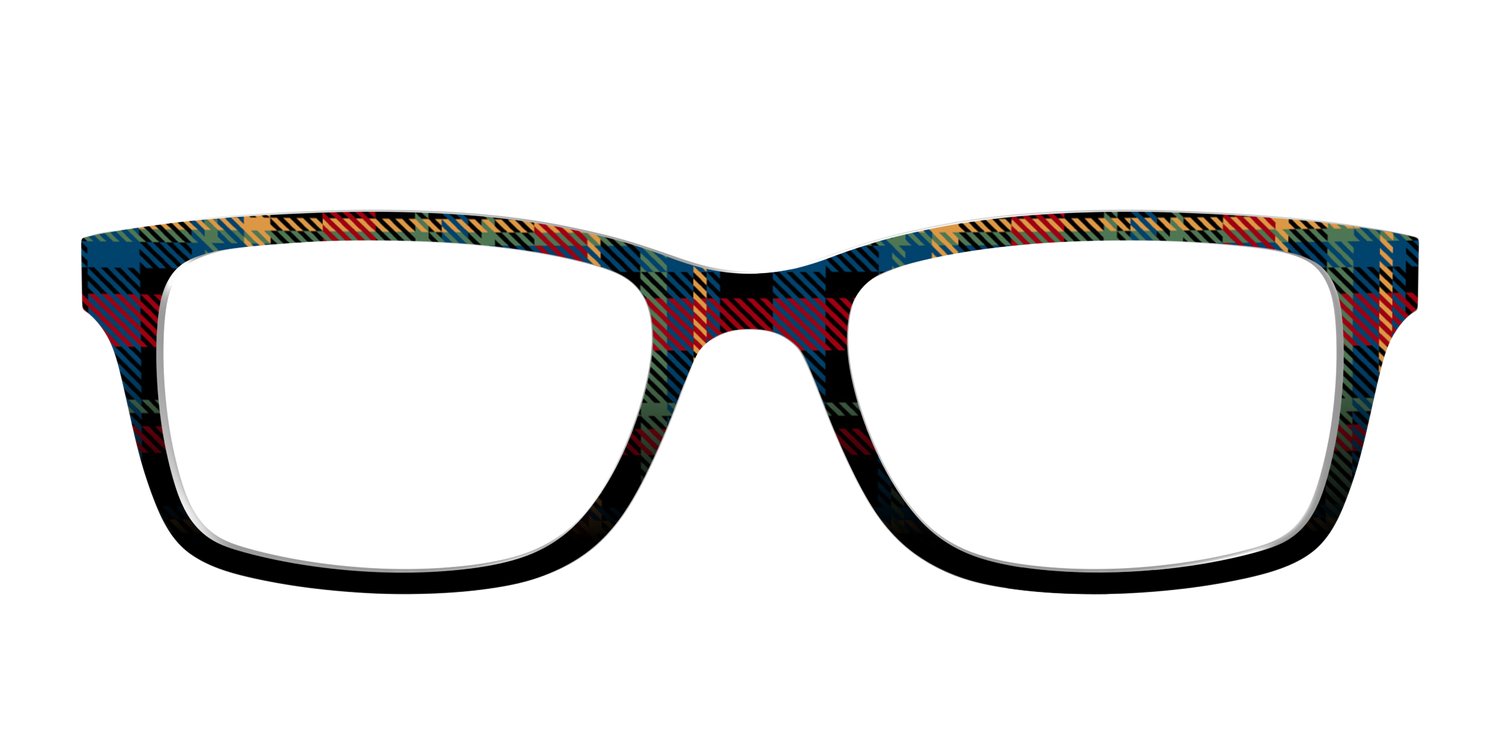 The Principal Plaid - Front Top Image - Pair Eyewear