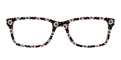 The Pumpkin Daisy Dot - Front Top Thumbnail - Pair Eyewear