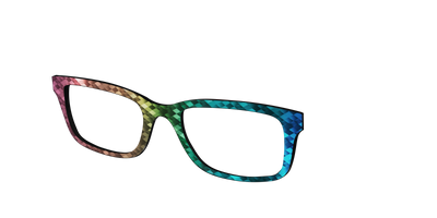 The Rainbow Prism - Angle Top Thumbnail - Pair Eyewear