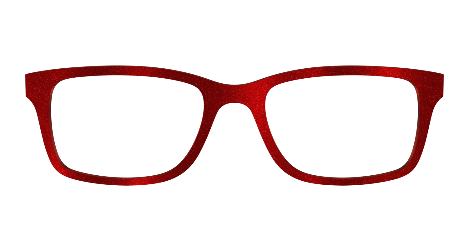 The Red Shimmer - Front Top Image - Pair Eyewear