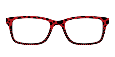 The Red Spotted Split - Front Top Thumbnail - Pair Eyewear