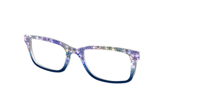 The Snowfall Stained Glass - Angle Top Thumbnail - Pair Eyewear