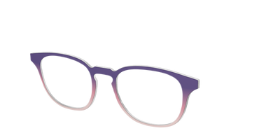 The Acai to Blush Gradient - Angle Top Thumbnail - Pair Eyewear